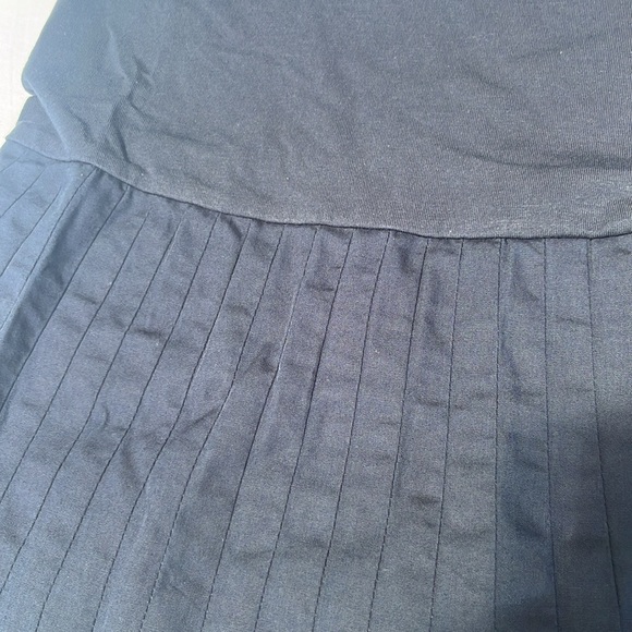 J Crew pintuck mixy dress in Navy - Picture 8 of 9